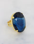 Blue Agate/ Gold